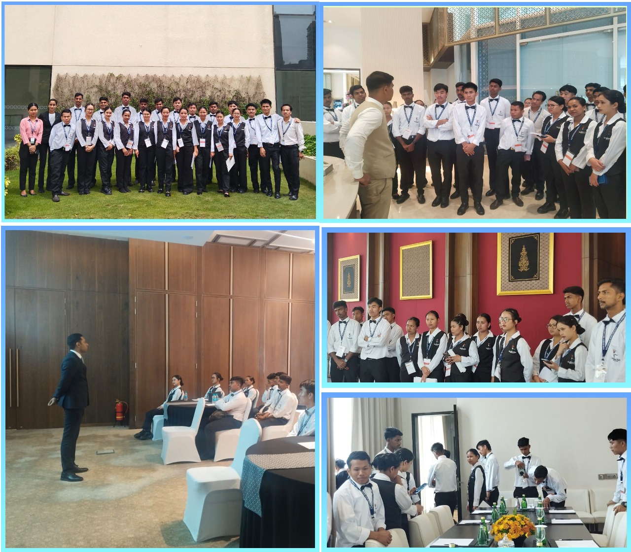 F&B Trainees: Field Visit to Leela Palace Bhartiya City, Bangalore